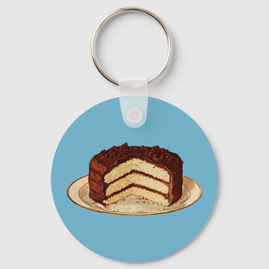 Retro Cake Schlüsselanhänger (Vorderseite)