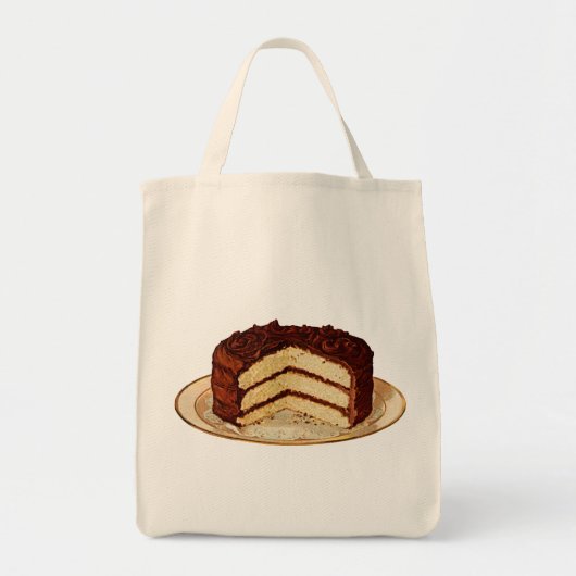 Retro Cake Tragetasche (Vorne)