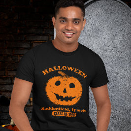 Retro Calabaza de Halloween Haddonfield 1978 T-Shirt
