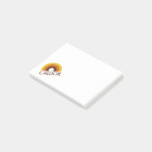 Retro Caldor Warenhaus-Logo Post-it Klebezettel (angewinkelt)
