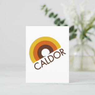 Retro Caldor Warenhaus-Logo Postkarte