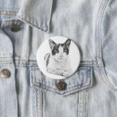 Retro Calico Halbton Button (Beispiel)