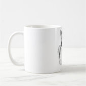 Retro Calico Halftone Kaffeetasse (Links)