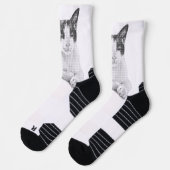 Retro Calico Halftone Socken (Links)