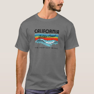 Retro California Graphic Sunset Vintag Surf T-Shirt
