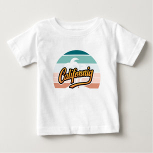 Retro California Sunset Typografy T - Shirt