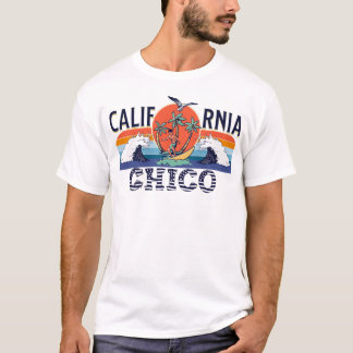 Retro California Surf Vintag Beach Chico T-Shirt