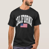 Retro California Zuhause Staat Shirt, Patriotic Ge T-Shirt (Vorderseite)