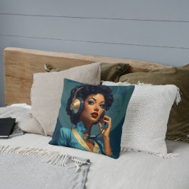 Retro Call Center Chic Kissen