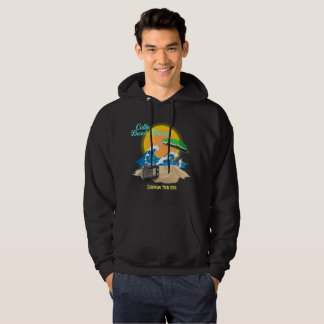 Retro Callie Beach Waves Template Band Tour Hoodie