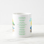 Retro Callie Beach Waves Template Band Tour Kaffeetasse (Mittel)