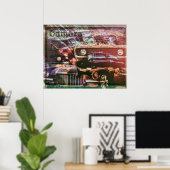 Retro Camaro Poster (Heimbüro)