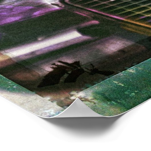 Retro Camaro Poster (Ecke)