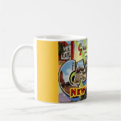 Retro Camden NJ Grußkarte Kaffeetasse (Links)
