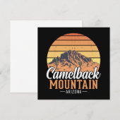 Retro Camelback Mountain Arizona Wüstenreise (Vorne/Hinten)