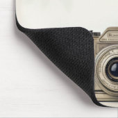Retro-Camera-Blume Mousepad (Ecke)