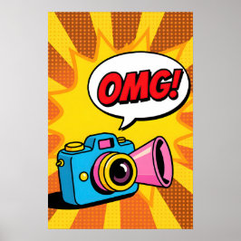 Retro Camera Pop Art Poster