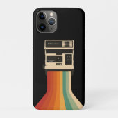 Retro Camera with Rainbow Print Case-Mate iPhone Hülle (Rückseite)