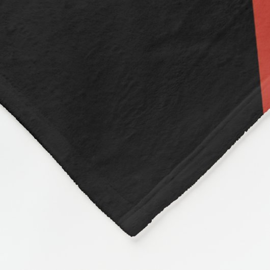 Retro Camera with Rainbow Print Fleecedecke (Ecke)