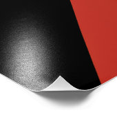 Retro Camera with Rainbow Print Fotodruck (Ecke)