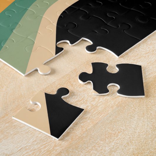 Retro Camera with Rainbow Print Puzzle (Seite)