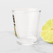 Retro Camera with Rainbow Print Schnapsglas (Rechts)