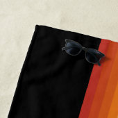 Retro Camera with Rainbow Print Strandtuch (Beispiel)