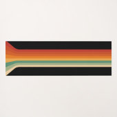 Retro Camera with Rainbow Print Yogamatte (Rückseite (Horizontal))