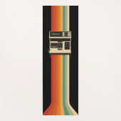Retro Camera with Rainbow Print Yogamatte (Vorderseite)