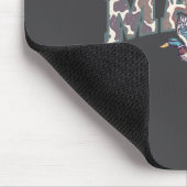 Retro Camo Duck Hunting Mama 1st Birthday Family M Mousepad (Ecke)