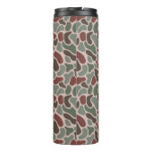 Retro Camo (rot grün) Thermosbecher (Rückseite)