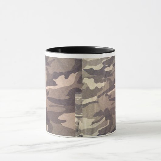 Retro-Camouflage-Design, noch beliebtes Design, Du Tasse (Zentrum)