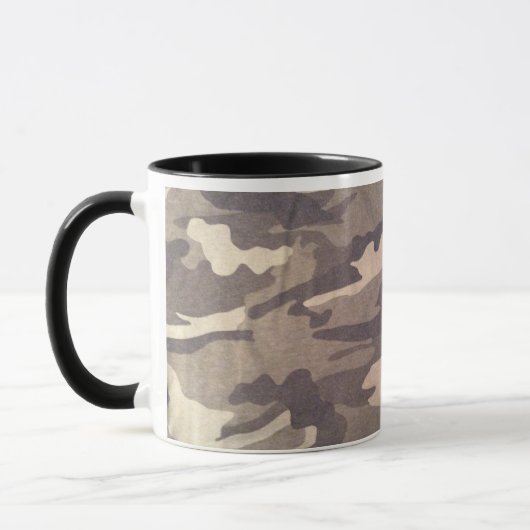 Retro-Camouflage-Design, noch beliebtes Design, Du Tasse (Links)