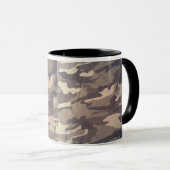 Retro-Camouflage-Design, noch beliebtes Design, Du Tasse (VorderseiteRechts)