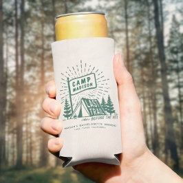 Retro Camp Bachelorette Camping Wochenende Selters Dosenkühler