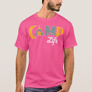 Retro Camp Leben Outdoor Camping Bergsteigen T-Shirt