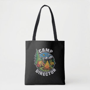 Retro-Camp-Leiter Camping-Sommercamp Lustiges Camp Tasche