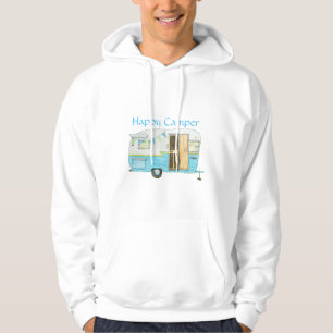 Retro-Camper-Anhänger Herren Kapuzenpullover Hoodie
