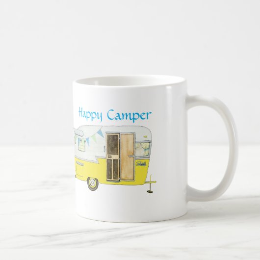 Retro Camper-Anhänger-Tasse Kaffeetasse (Rechts)
