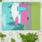 Retro Camper-/Anhänger-und Auto-Geschirrtuch Geschirrtuch (Gefaltet)