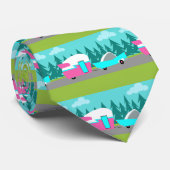 Retro Camper-/Anhänger-und Auto-Krawatte Krawatte (Gerollt)