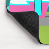 Retro Camper/Anhänger und Auto Mousepad (Ecke)