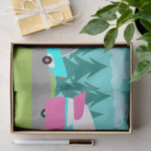 Retro Camper-/Anhänger-und Auto-Seidenpapier Seidenpapier (Geschenk)