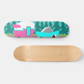 Retro-Camper / Anhänger und Auto-Skateboard Skateboard (Horizontal)