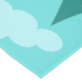 Retro Camper-/Anhänger-und Auto-Tischdecke Tischdecke (Schrägansicht)