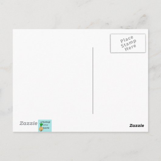 Retro Camper / Anhänger und Autokarte Postkarte (Rückseite)