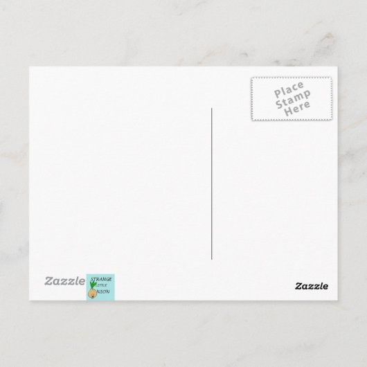 Retro Camper / Anhänger und Autokarte Postkarte (Rückseite)