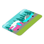 Retro Camper / Anhänger und Fahrzeug Flexible Magn Magnet (Linke Seite)