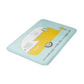 Retro Camper-Badmatte Badematte (Schrägansicht)