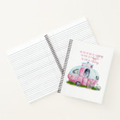 Retro Camper Caravan Notebook Notizblock (Innenseite)
